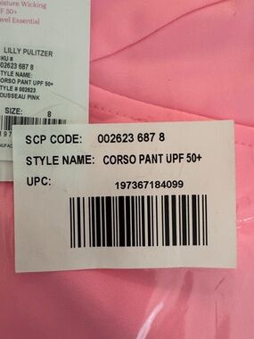 Lilly Pulitzer Luxletic Corso Pant in Rouseau Pink